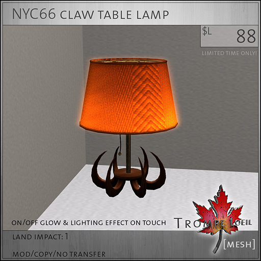 NYC66-claw-table-lamp