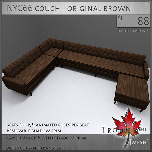 NYC66-couch-original-brown-L88