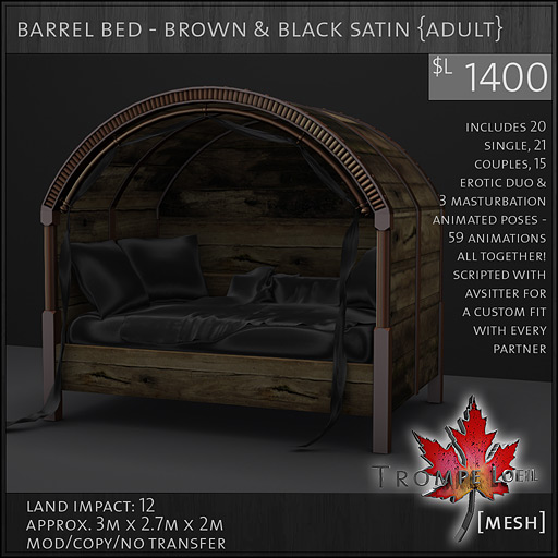 barrel-bed-brown-black-satin-adult-L1400