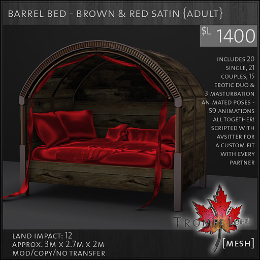 barrel-bed-brown-red-satin-adult-L1400