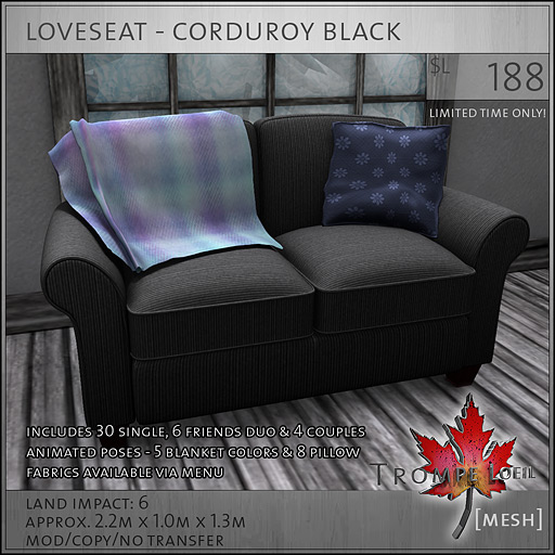 loveseat-corduroy-black-L188