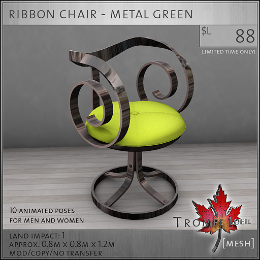 ribbon-chair-metal-green-L88