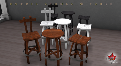 barrel stools and table promo small