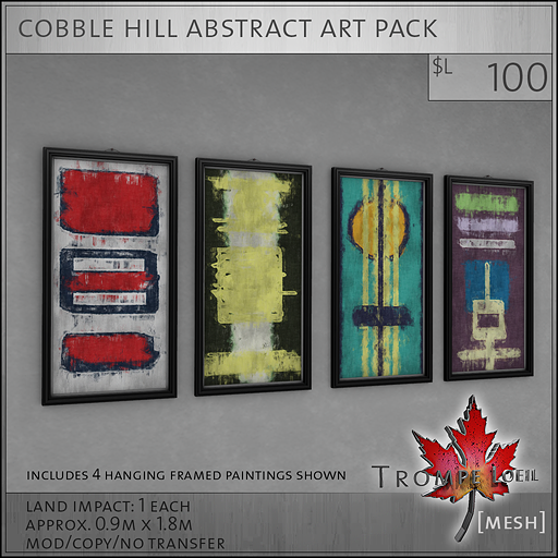 cobble hill abstract art pack L100