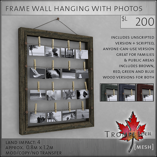 frame wall hanging sales image L200
