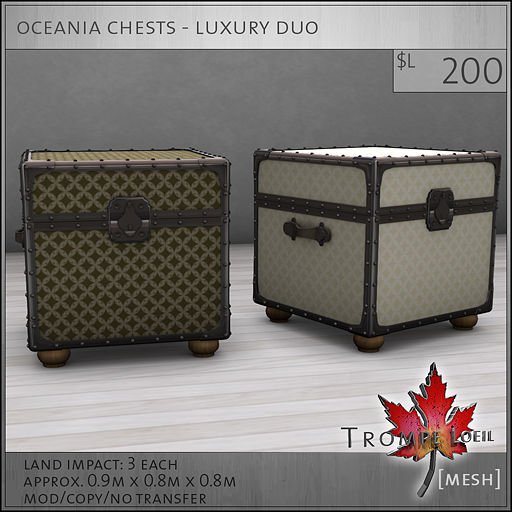 oceania chests luxury L200