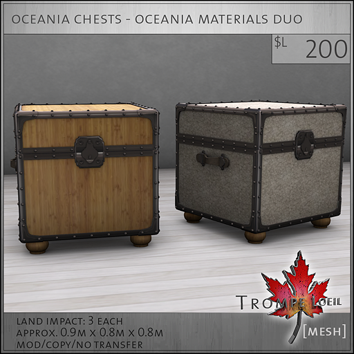 oceania chests oceania materials L200