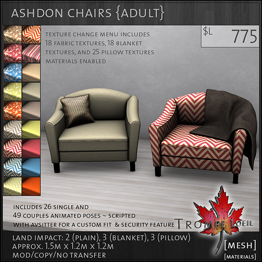 ashdon chairs Adult L775