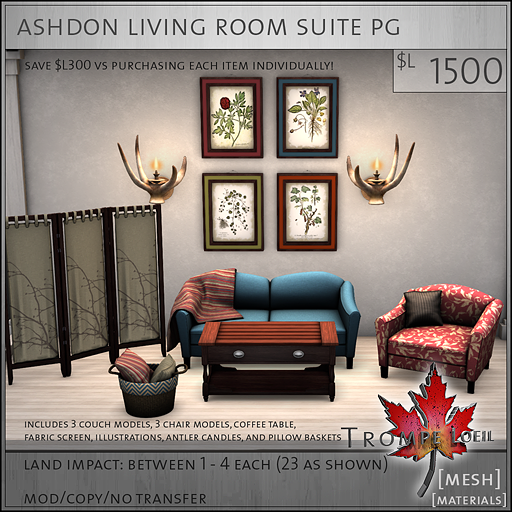 ashdon living room suite PG L1500