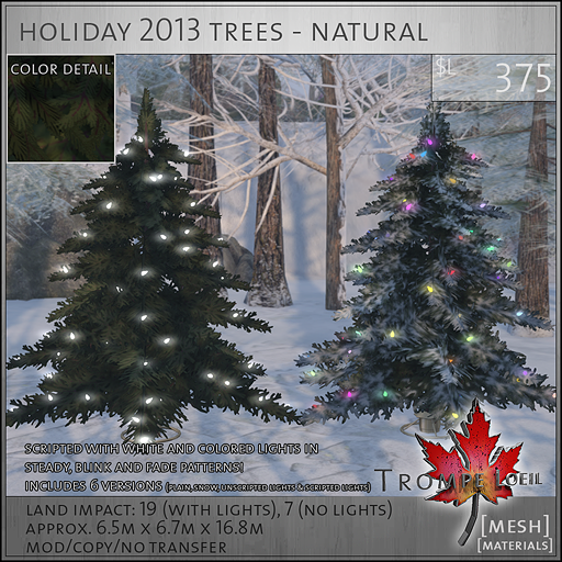 holiday 2013 trees natural L375