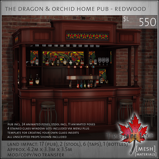 dragon and orchid home pub redwood PG L550