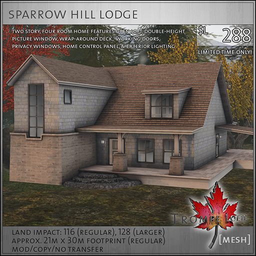 sparrow hill lodge L288