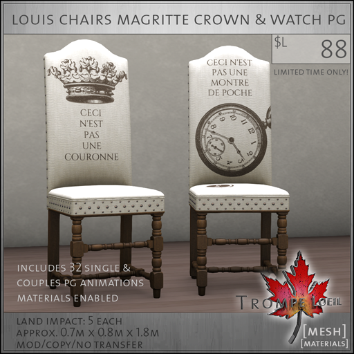 louis chairs magritte PG L88