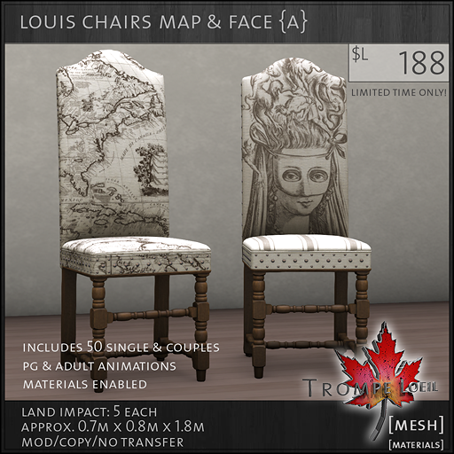 louis chairs map face A L188