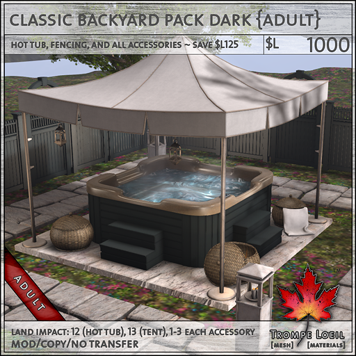 classic backyard pack dark Adult L1000