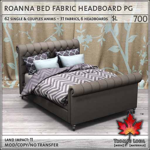 roanna bed fabric PG L700