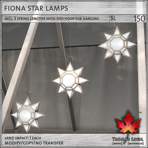 Fiona Star Lamps L150