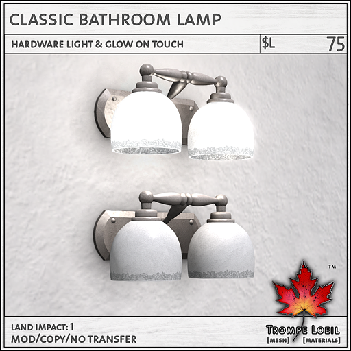 Classic Bathroom Lamp L75