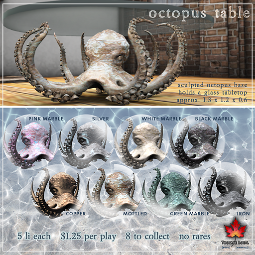 Trompe Loeil - Octopus Tables Sept 2014 Vendor Image