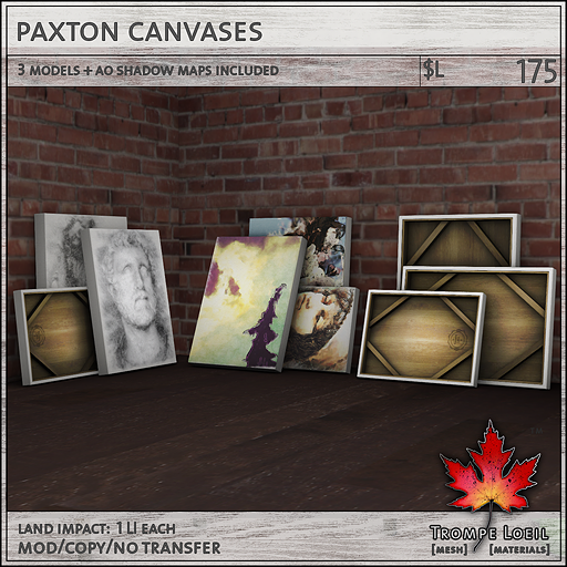 paxton canvases L175