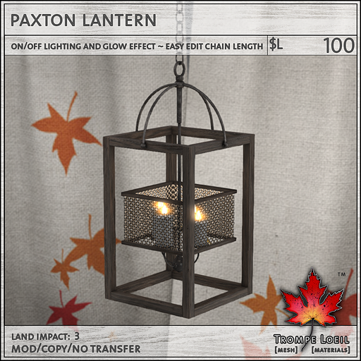 paxton lantern L100