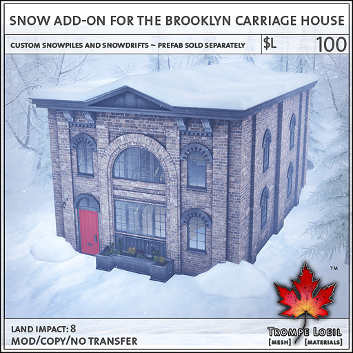 Snow Addon Brooklyn Carriage House L100