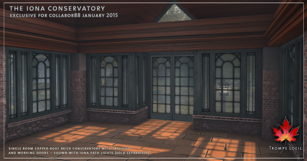 Trompe Loeil - Iona Conservatory and Path Lights Promo 2