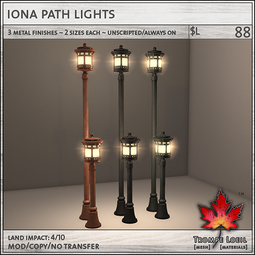 iona path lights sales L88