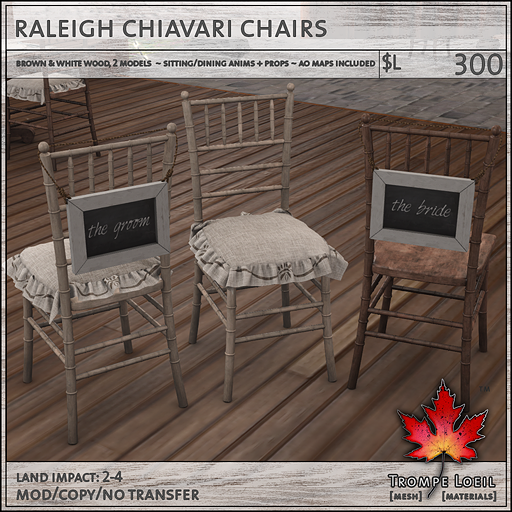 raleigh chiavari chairs L300