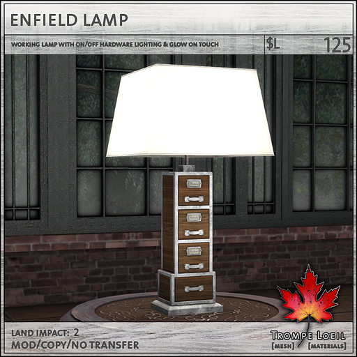 enfield lamp sales L125