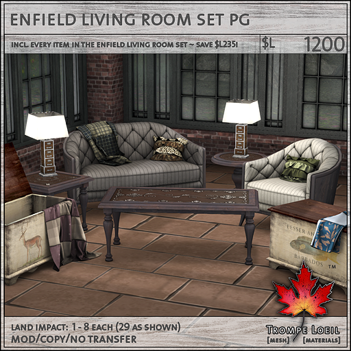 enfield living room set L1200