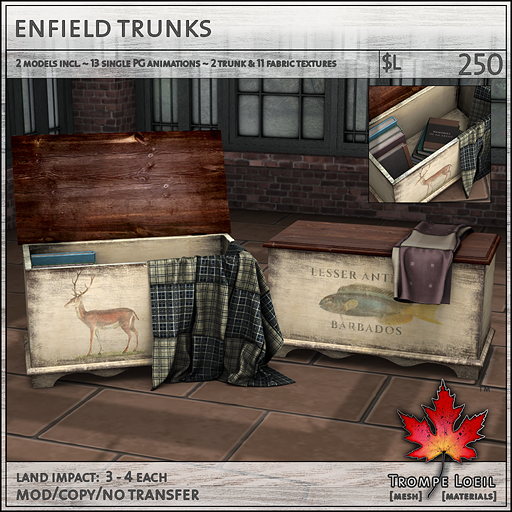 enfield trunks sales L250