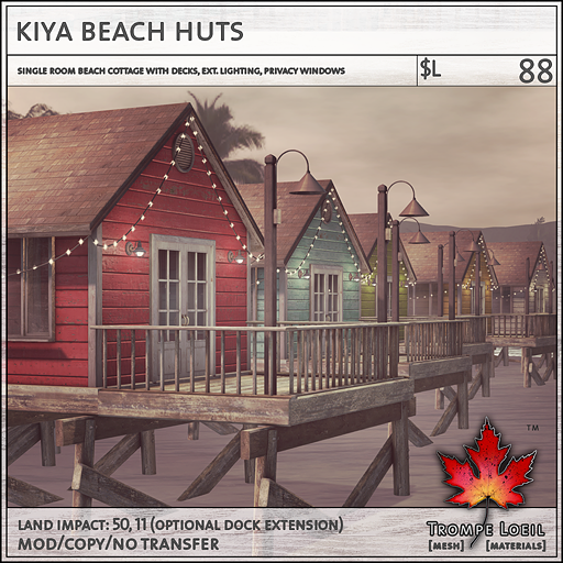 kiya beach huts L88