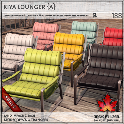 kiya lounger Adult L188