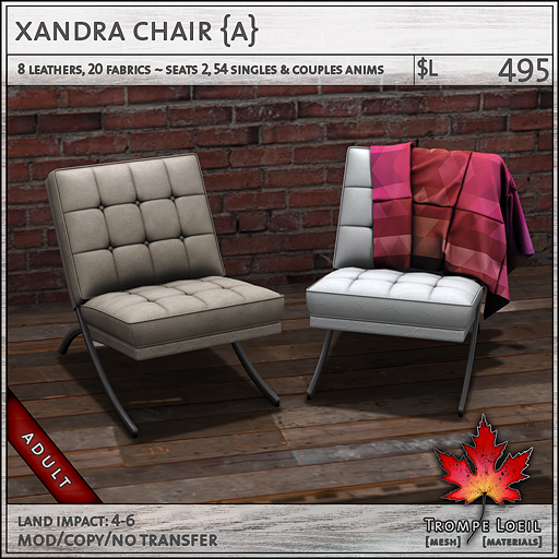 xandra chair Adult L495