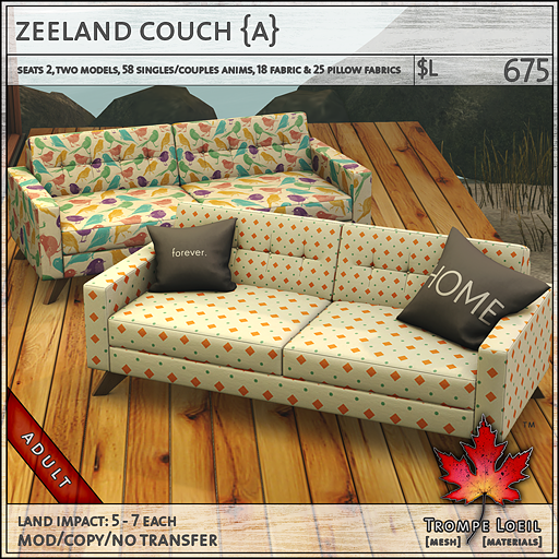 zeeland couch Adult L675