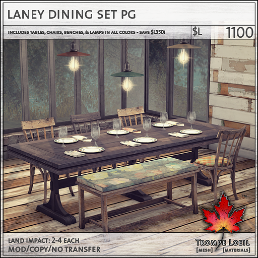 laney dining set PG L1100