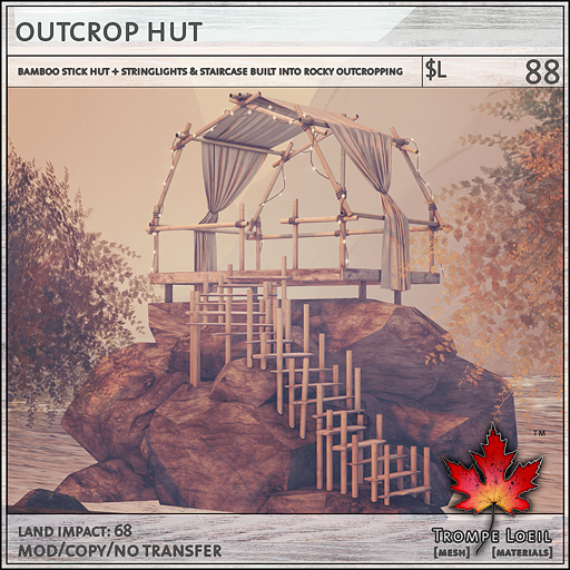 outcrop hut sales L88