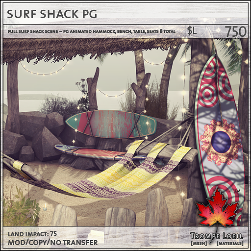 surf shack PG 750