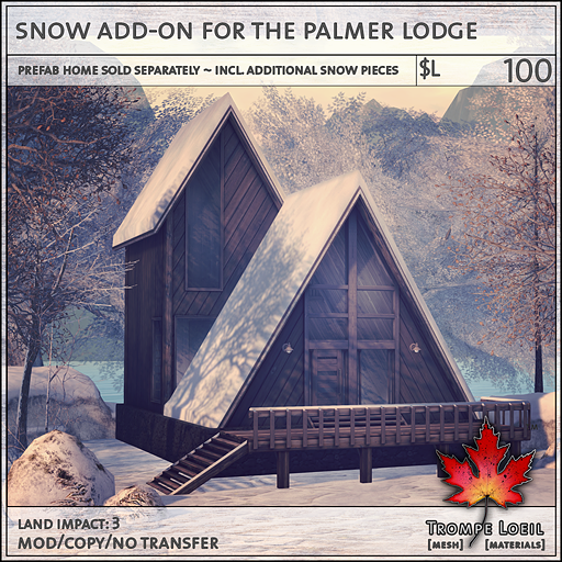 snow add-on for the palmer lodge L100