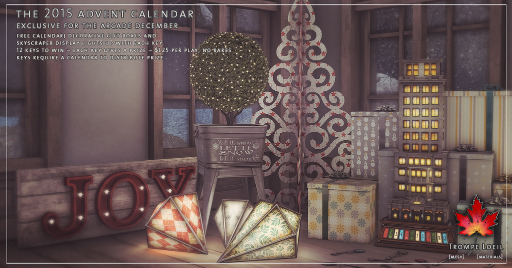 Trompe Loeil - The 2015 Advent Calendar for The Arcade December 04