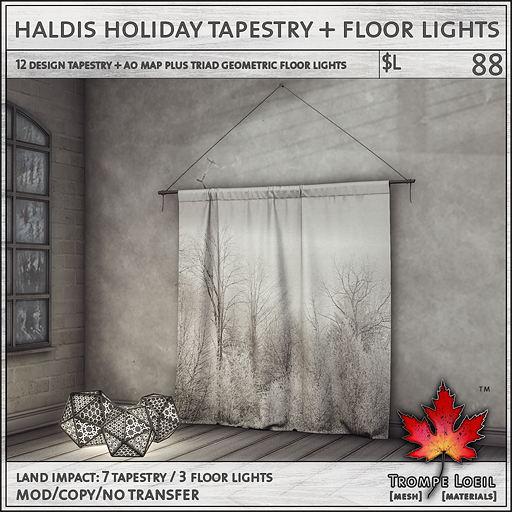 haldis tapestry sales L88