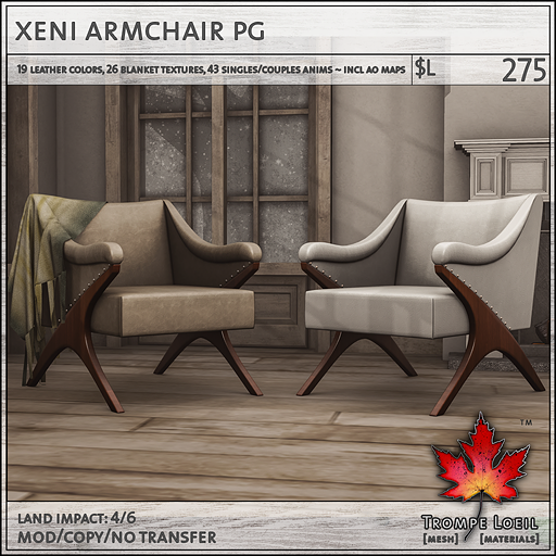 xeni armchair PG L275