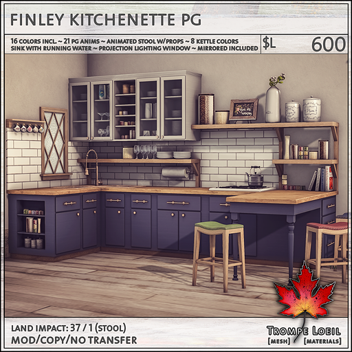 finley kitchenette PG L600