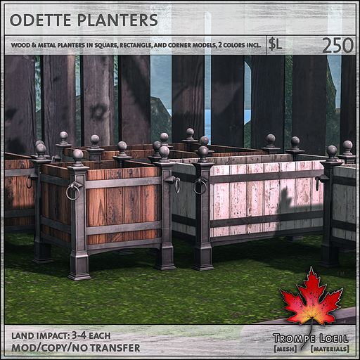 odette planters L250