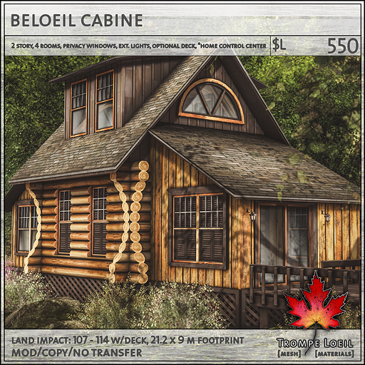 beloeil cabine sales L550