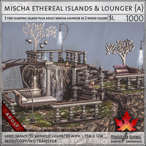 mischa ethereal islands and lounger Adult L750