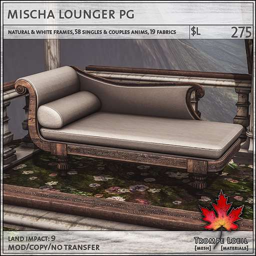 mischa lounger PG L275
