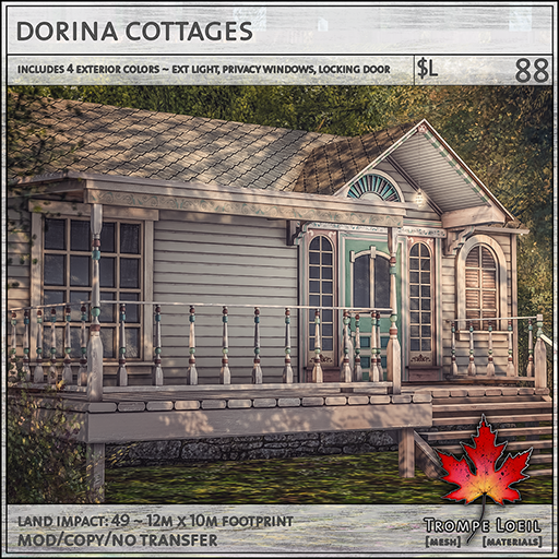 dorina cottages sales L88
