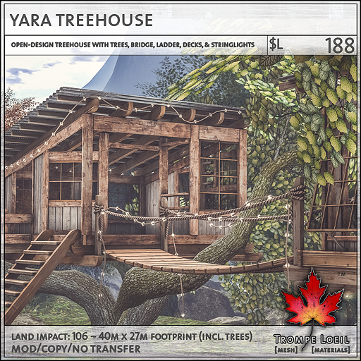 yara treehouse sales L188